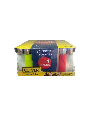 CLIPPER MOD. COLORES TRANSLÚCIDOS(1X48)