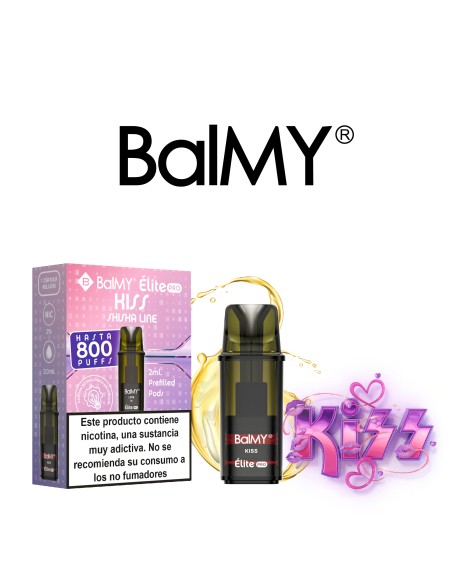 VAP. RECARGA KISS ELITE PRO PACK-SHISHA LINE