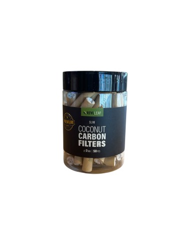REAL LEAF FILTRO COCONUT CARBON 7mm 1UD