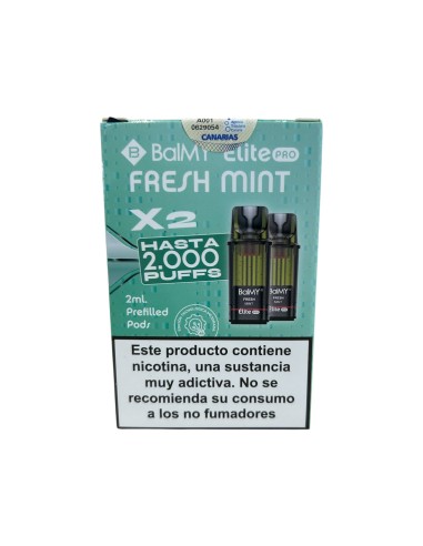VAP. RECARGA FRESH MINT ELITE PRO PACK (2UD.)