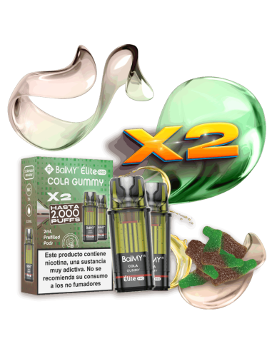 VAP. RECARGA COLA GUMMY ELITE PRO PACK (2UD.)