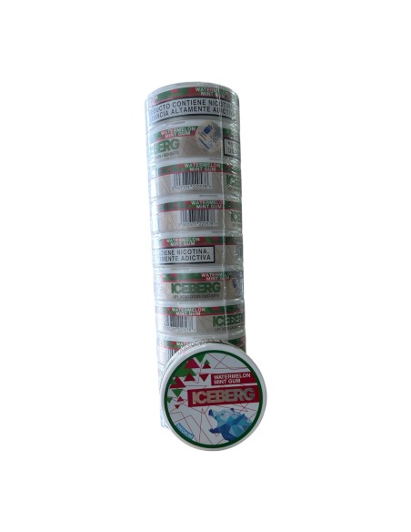 T. BOCA ICEBERG WATERMELON MINT GUM 20mg 12g